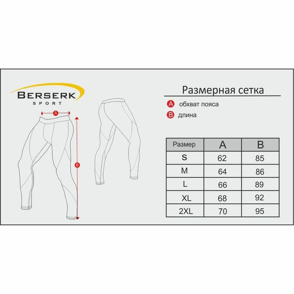 Чоловічі легінси Berserk Dynamic Compression Leggins Салатовий розмір M BDCLNG фото