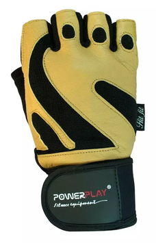 Тренажерні рукавички Power Play Коричнево-чорний (1064-B) розмір S PPBBR1064F фото