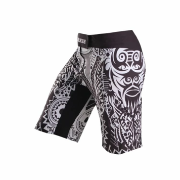 Шорти Berserk MMA African Mask Shorts Чорно-білий розмір S BMAMSBWH фото