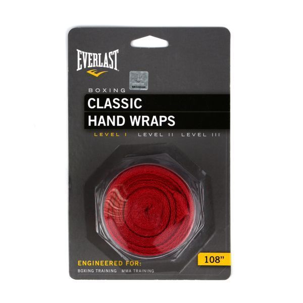 Бинти Everlast Classic Hand Wraps Червоний (4455RP) розмір 2,75 метра ECHWR фото