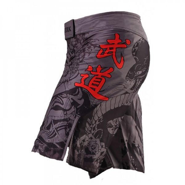 Шорти Berserk Samuray MMA Shorts Сірий (FS1112B) розмір XL BSMSGR фото