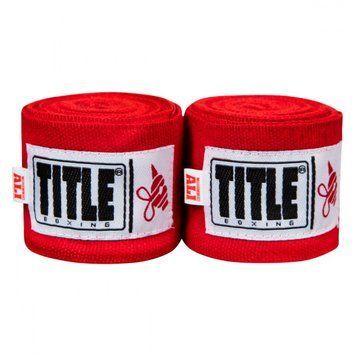 Бинти Title Ali Better Hand Wraps Червоний (ALIBHW-RD) розмір 4,3 м TABHWR-430 фото