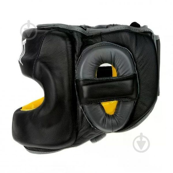Шолом тренувальний Everlast Safemax Professional Headgear Чорно-сірий (570401) розмір L/XL ESPHBGRL фото