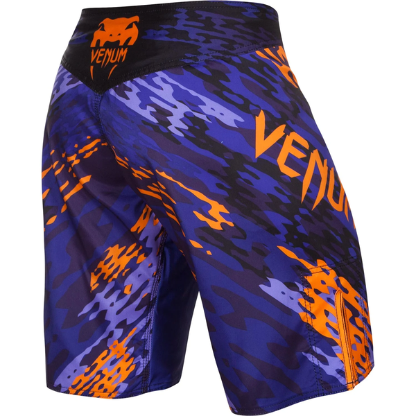 Шорти Venum Neo Camo Fightshorts Синє-помаранчевий розмір L VNCFBLO фото