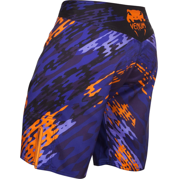 Шорти Venum Neo Camo Fightshorts Синє-помаранчевий розмір L VNCFBLO фото