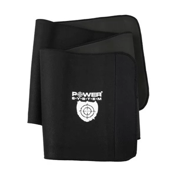 Пояс для схуднення Power System Slimming Belt Wt Pro Чорний (PS-4001) розмір 100 см PSSBWP100 фото