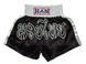 Шорти для муай-тай Han Muay Thai Shorts Біло-чорний розмір М HMTSWHB фото