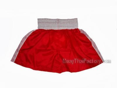 Шорти для муай-тай Thaiboxing Classic Muay Thai Shorts Червоно-білий розмір XL TCMTSRWH фото
