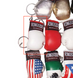 Брелок Ringside Boxing Glove Keyring Біло-червоний (BGKR) RBGKWR фото