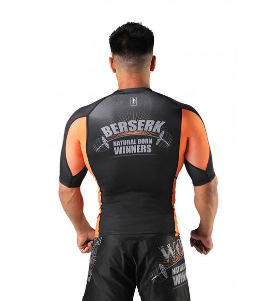 Рашгард Berserk Wolfs Stamina Чорно-помаранчевий (RS1663B) розмір S BWSBO фото