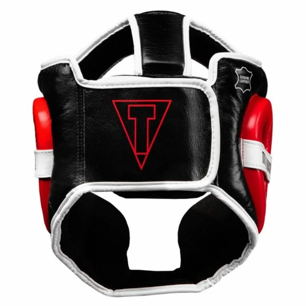 Шолом тренувальний Title Gel E-Series Full Coverage Headgear Чорно-червоний (ESCHG) розмір М TCFCTH2B фото
