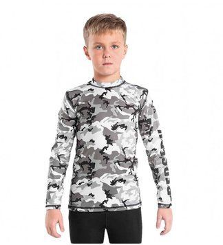 Дитячий рашгард Berserk Camo Kids Сірий (RS1721G) розмір XS BCKGR фото