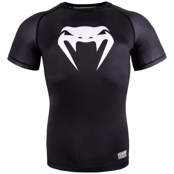 Компресійка Venum Contender 3.0 Compression T-shirt Short Sleeves Чорно-білий розмір S VC3TSBWH фото