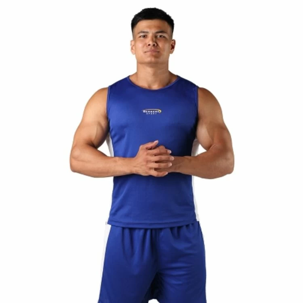Майка боксерська Berserk Boxing Синій (TS1631BLU) розмір S BBBL фото