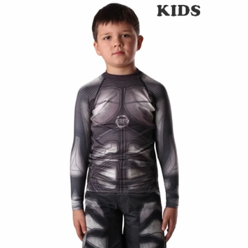 Дитячий рашгард Berserk Iron Kids Сірий розмір 3XS BIKGR фото