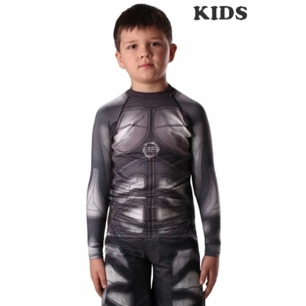 Дитячий рашгард Berserk Iron Kids Сірий розмір 3XS BIKGR фото