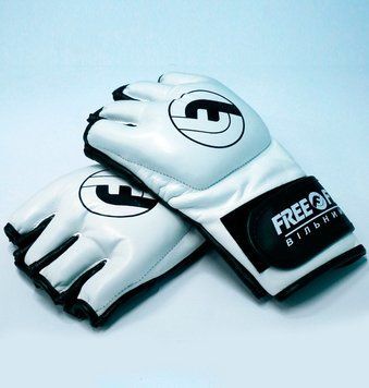 Рукавиці для ММА Free Fight Open Palm Gloves Білий (FFOP) розмір L FFOPGWHL фото