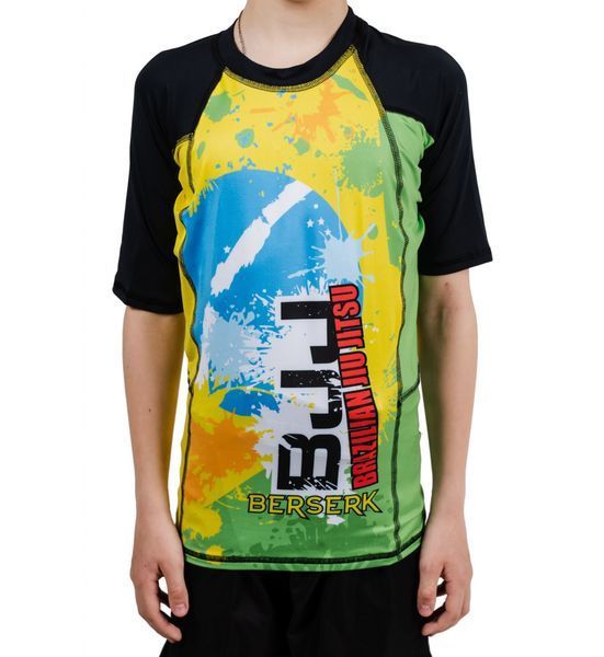 Дитячий рашгард Berserk Premier BJJ Kids Сірий (013241) розмір XS BPBKGRXS фото