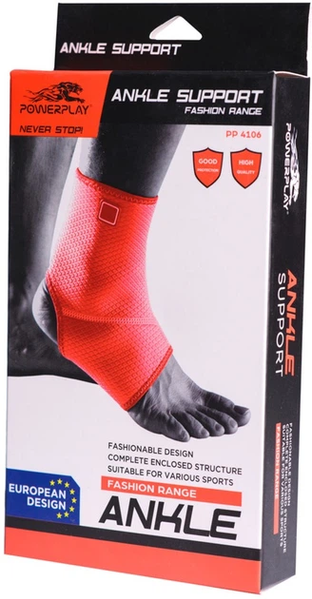 Голеностоп Power Play Kontact Ankles Support Сірий (4106) 1 шт PPKASGSM фото