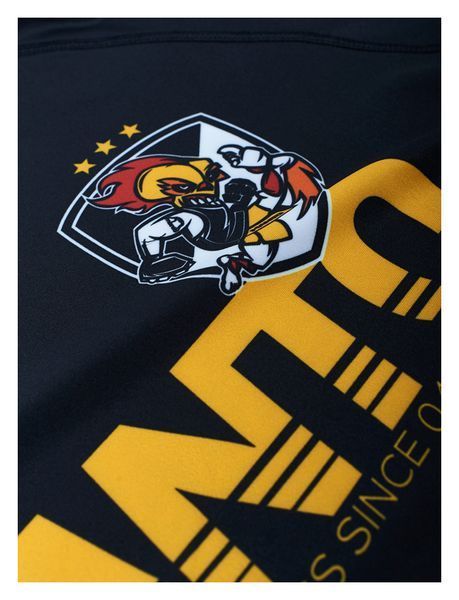 Рашгард Manto Short Sleeve Rashguard Kickass Чорний розмір S MSSRKB фото