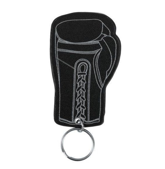 Брелок TITLE Stamped Leather Boxing Glove Keyring Сріблястий (SLBGKR) TSLBGKS фото