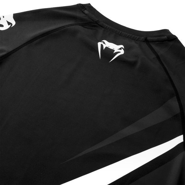 Рашгард Venum Contender 4.0 Rashguard - Short Sleeves Чорно-білий розмір S VC4RSSBWH фото