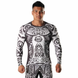 Рашгард Berserk MMA African Mask Чорно-білий розмір S BMAMBWH фото 1