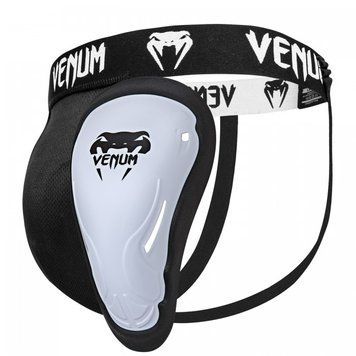 Захист паху Venum Challenger Groin Guard and Support Чорно-сірий (1062) розмір XL VCGGSXL фото