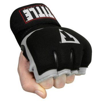 Швидкі бинти Title Platinum Prime Gel Fist Wraps 2.0 Чорно-сірий (PHGW2) розмір L TPPGFW2BGL фото