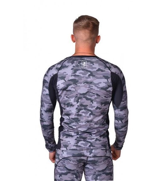 Рашгард Berserk Tactical Force Camo Сірий (RS0056G) розмір S BTFCG фото